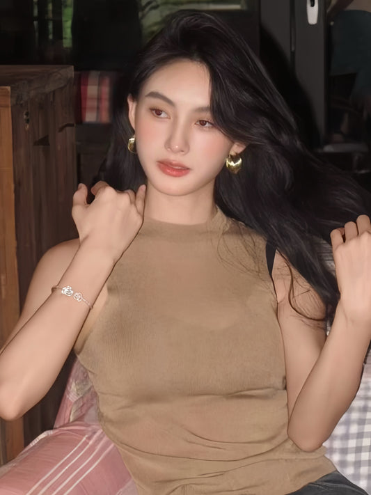 Retro Gold Plated Large Hoop Earrings