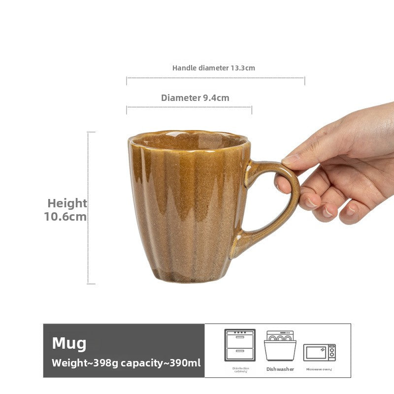 Retro Gradient Ceramic Mug