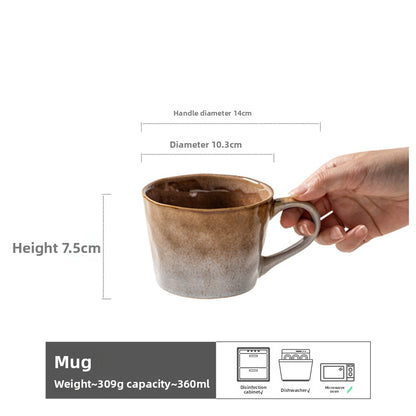 Retro Gradient Ceramic Mug