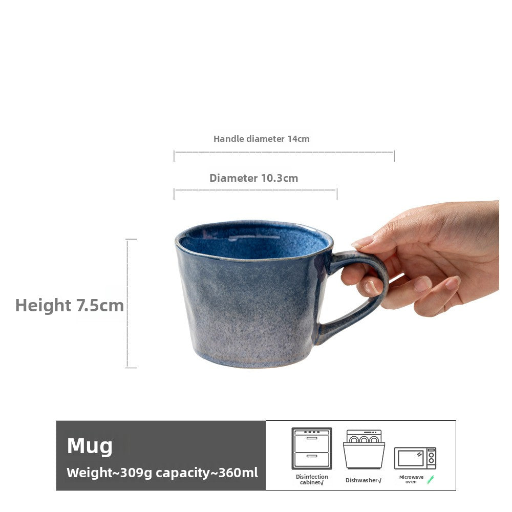 Retro Gradient Ceramic Mug