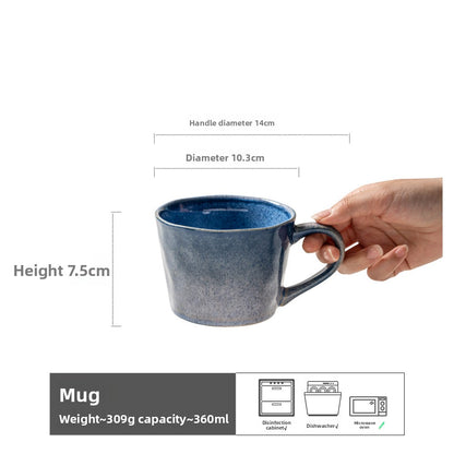 Retro Gradient Ceramic Mug