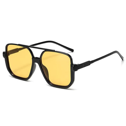 Retro Half-Frame Sunglasses