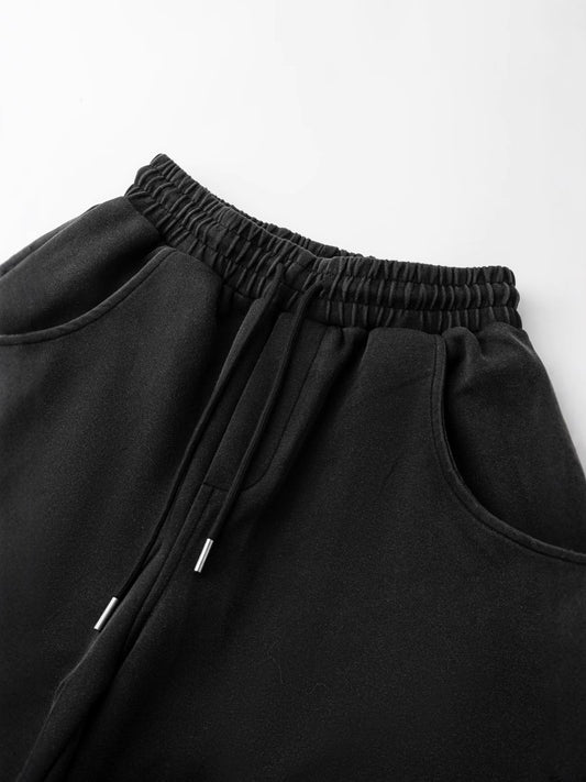 Retro Hand-Painted Embroidered Sweatpants