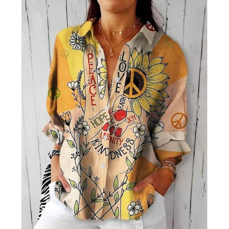 Retro Hand-Painted Watercolor Cat Print Shirt and Pants Set