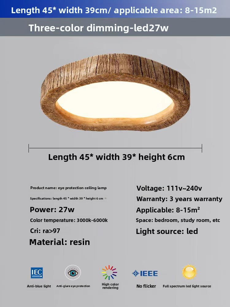 Retro Heart Shaped LED Ceiling Lamp