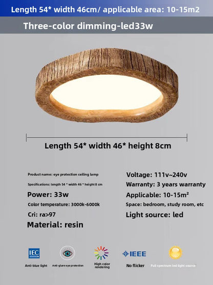 Retro Heart Shaped LED Ceiling Lamp