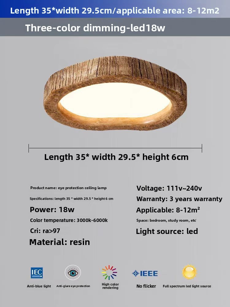 Retro Heart Shaped LED Ceiling Lamp