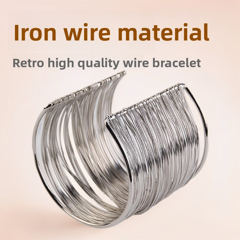 retro high quality wire bracelet