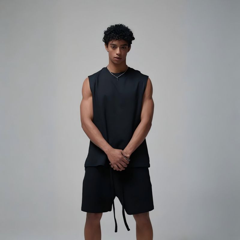 Retro high street sleeveless waistcoat