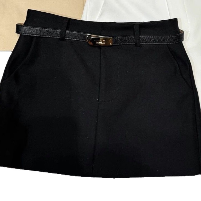 Retro High-Waist A-Line Skirt for Women