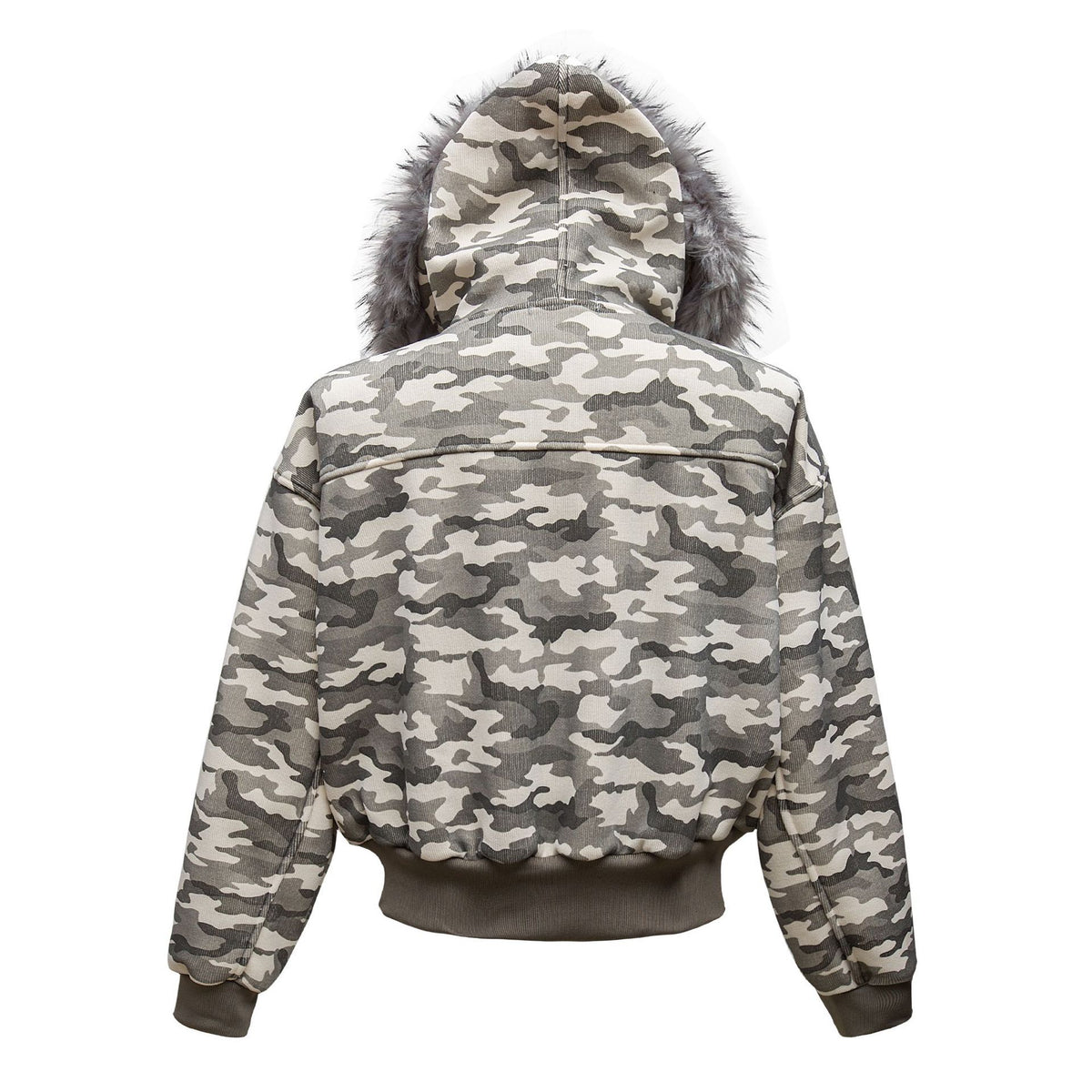 Retro Hooded Camouflage Cotton Jacket