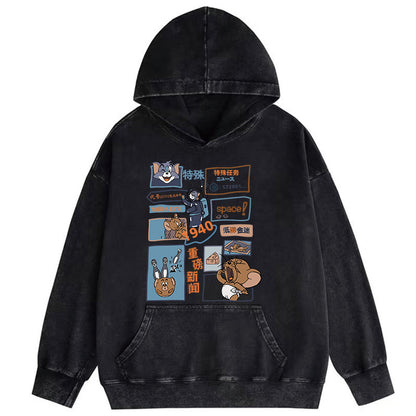 retro hooded sweater