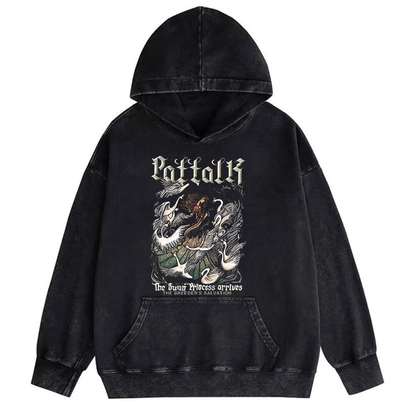 retro hooded sweater