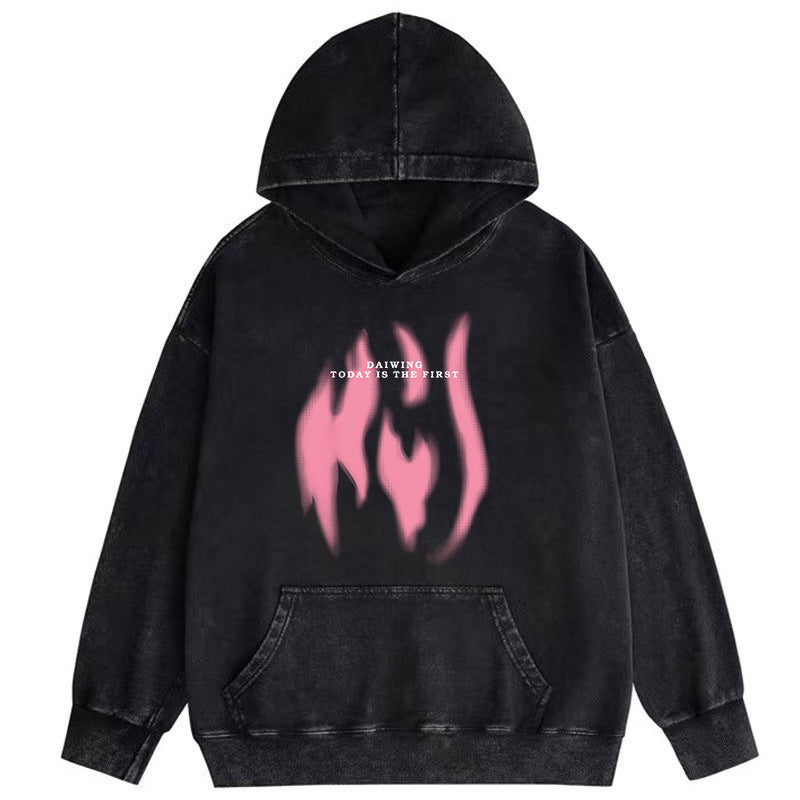 retro hooded sweater