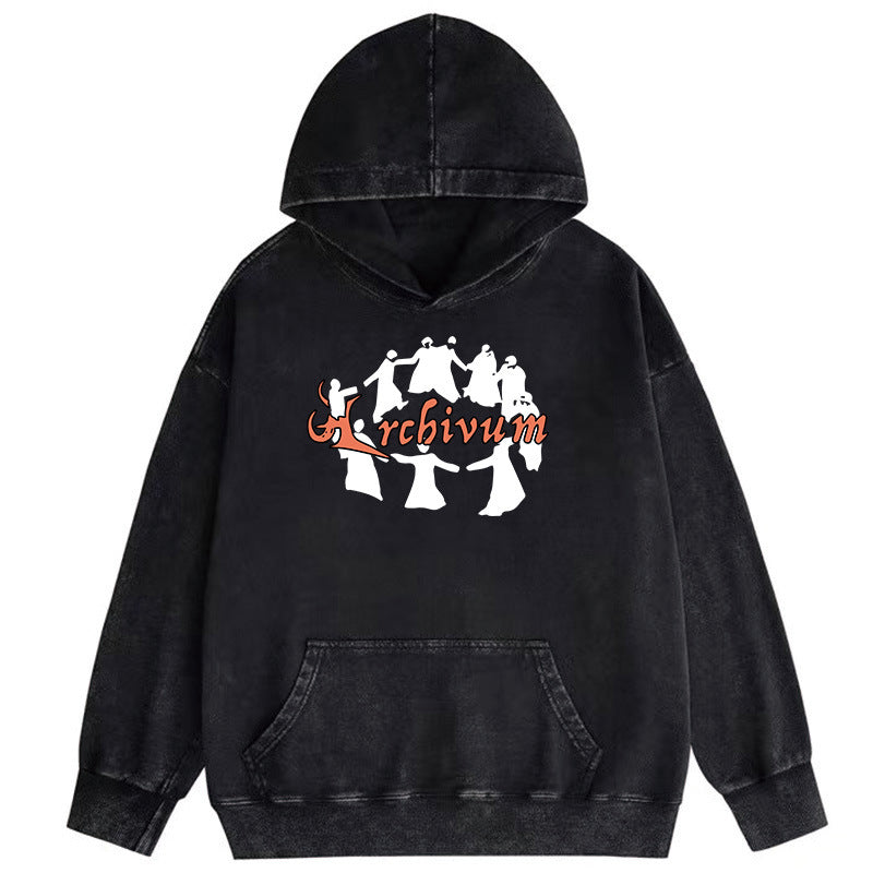 retro hooded sweater