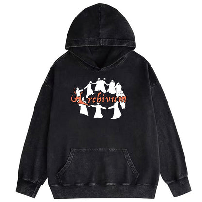 retro hooded sweater