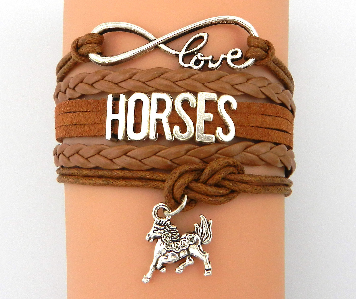 Retro Horse Racing Pendant Bracelets