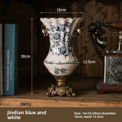 Retro Ice Crack Ceramic Vase