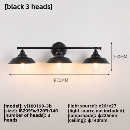 Retro Industrial Iron Wall Lamp