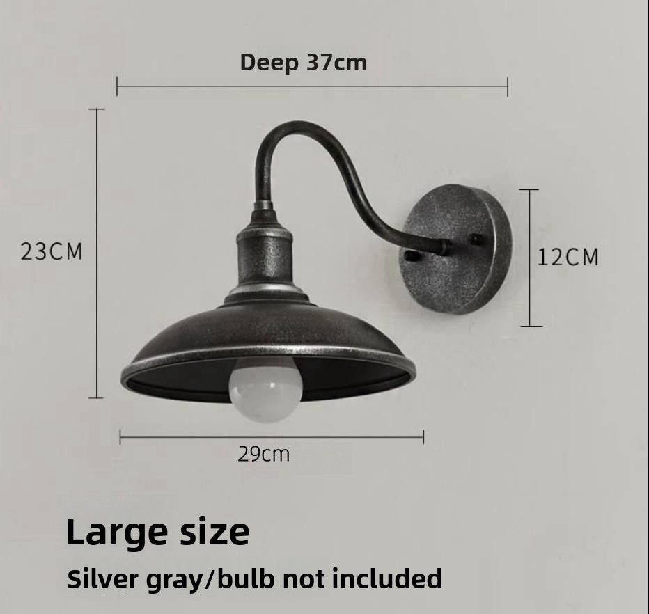 Retro Industrial Iron Wall Lamp
