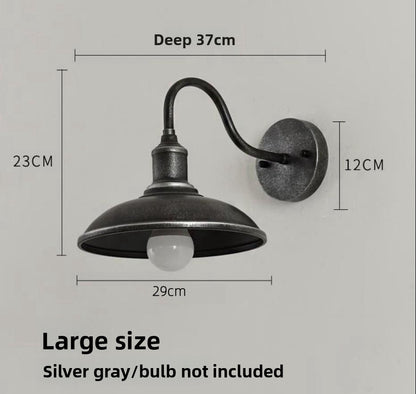 Retro Industrial Iron Wall Lamp