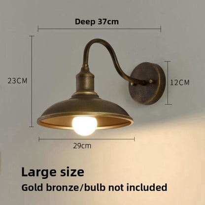 Retro Industrial Iron Wall Lamp
