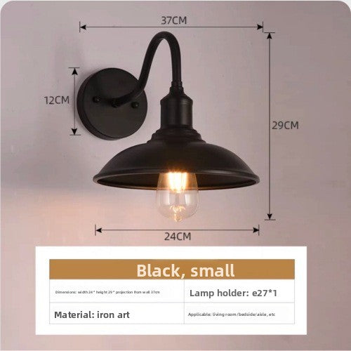 Retro Industrial Iron Wall Lamp