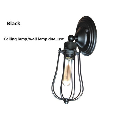 Retro Industrial Iron Wall Lamp