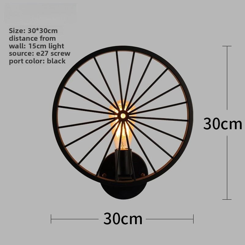 Retro Industrial Iron Wall Lamp