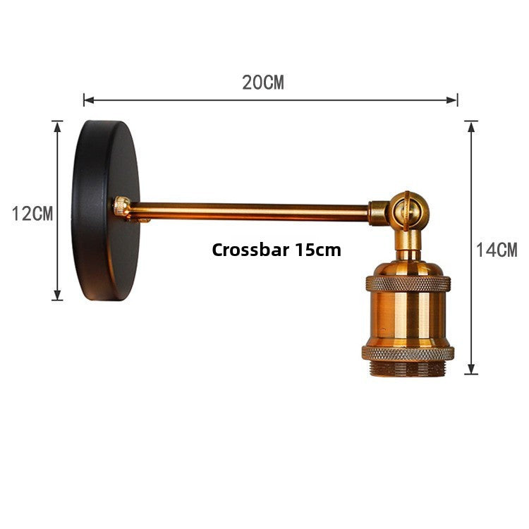 Retro Industrial Iron Wall Lamp