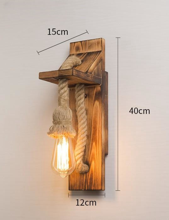 Retro Industrial Iron Wall Lamp