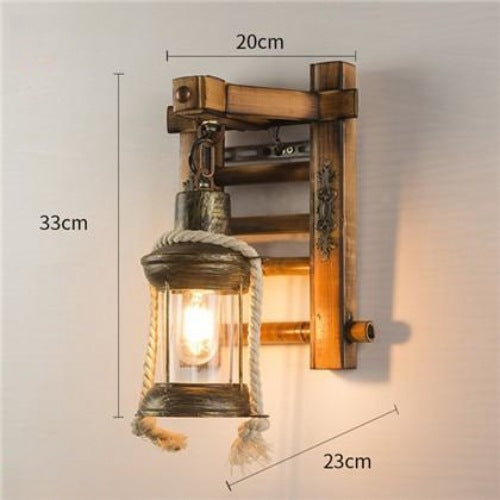 Retro Industrial Iron Wall Lamp