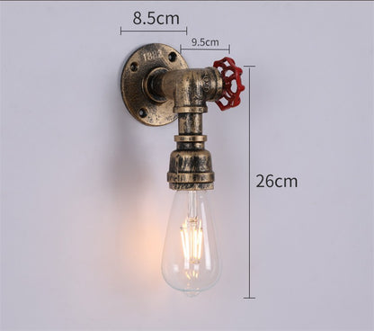 Retro Industrial Iron Wall Lamp