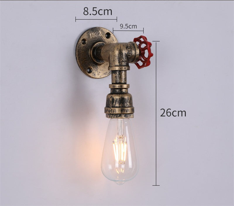 Retro Industrial Iron Wall Lamp