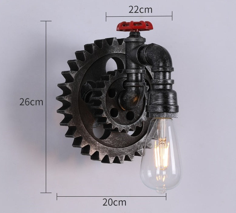 Retro Industrial Iron Wall Lamp