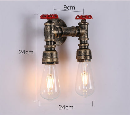 Retro Industrial Iron Wall Lamp