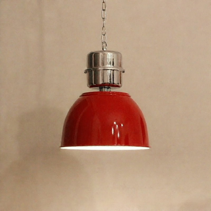 Retro industrial-style chandelier