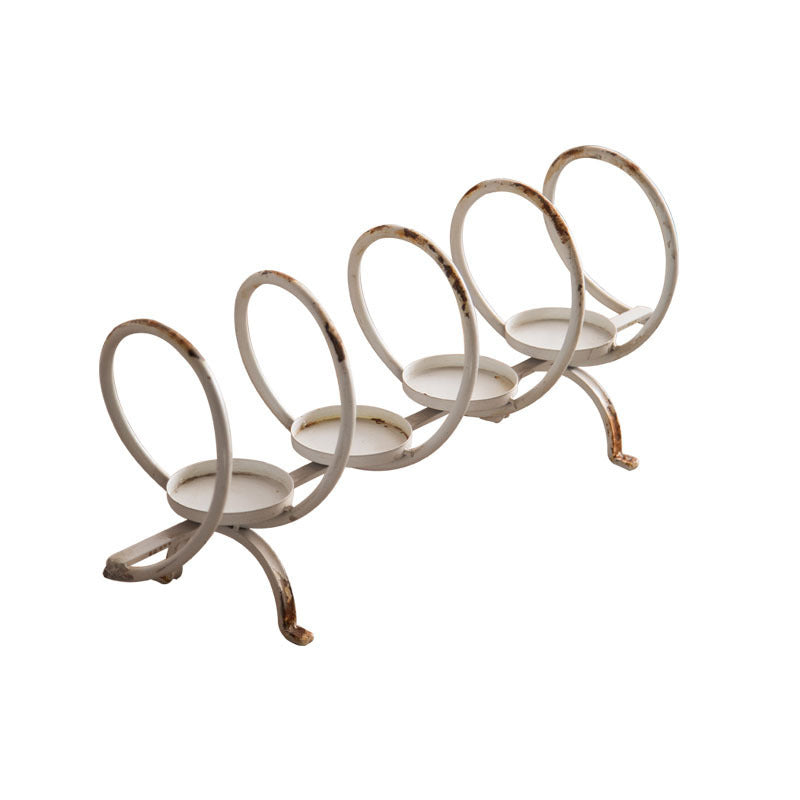 Retro Iron Candle Holder