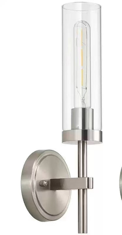 Retro Iron Wall Lamp with Glass Shade