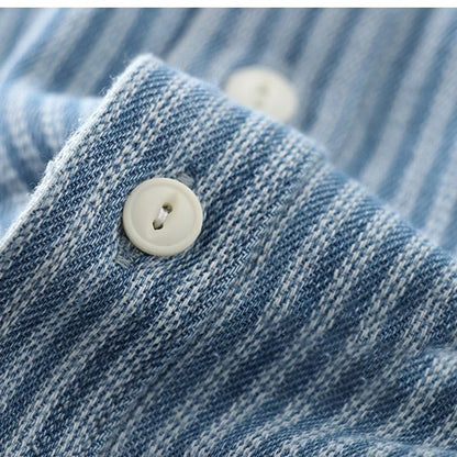 Retro Japanese Denim Shirt