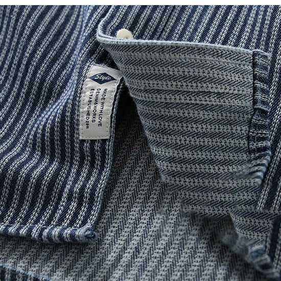 Retro Japanese Denim Shirt