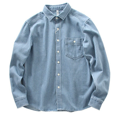 Retro Japanese Denim Shirt