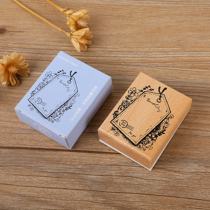 Retro journaling stamp