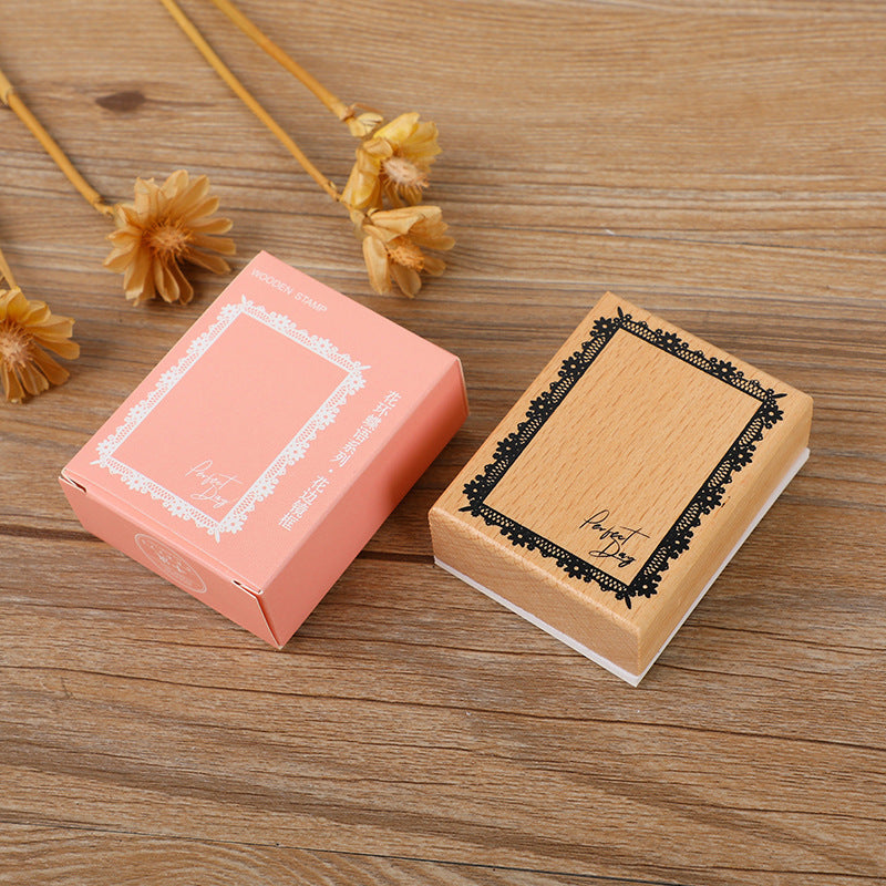 Retro journaling stamp