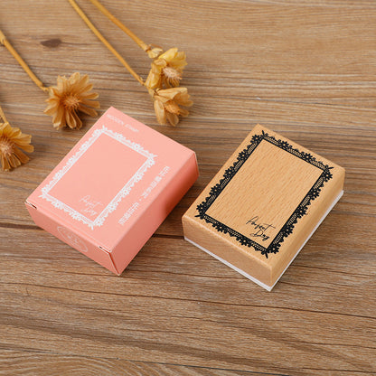 Retro journaling stamp