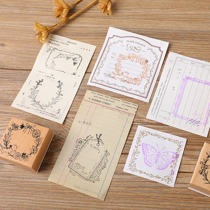 Retro journaling stamp