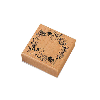Retro journaling stamp