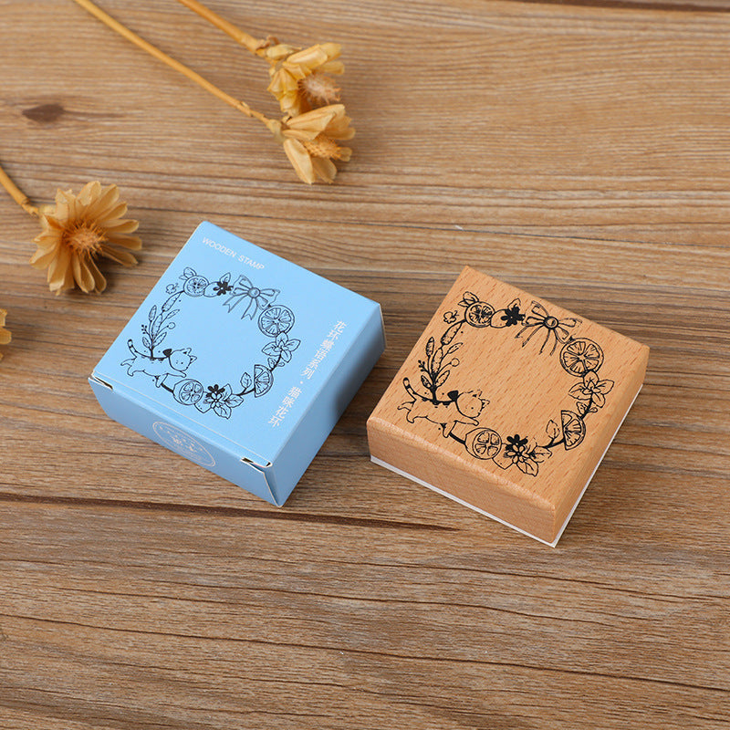 Retro journaling stamp