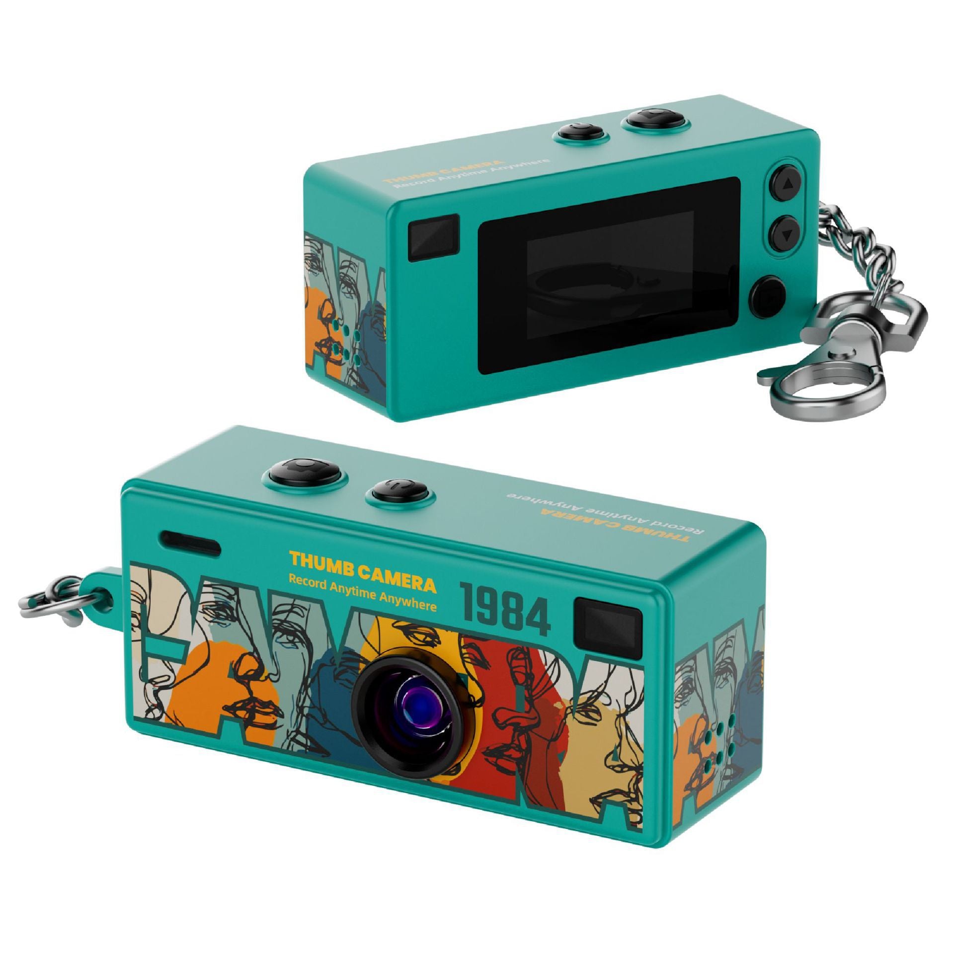 Retro Keychain Digital Camera