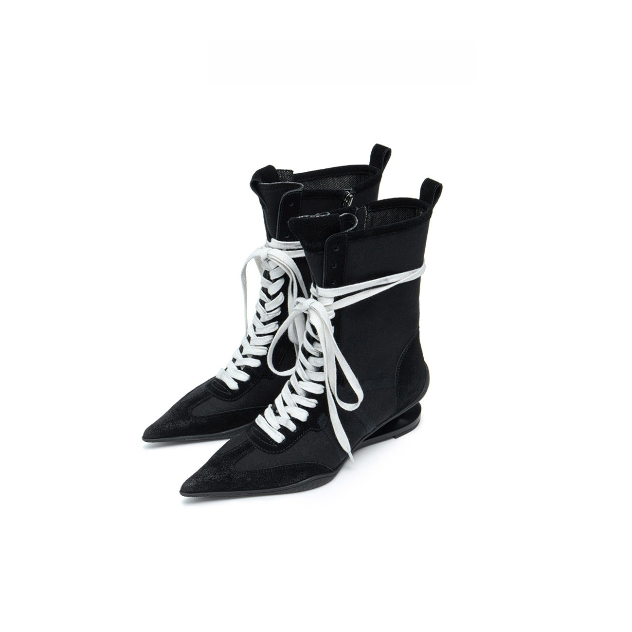 Retro Knight Boots with Straps